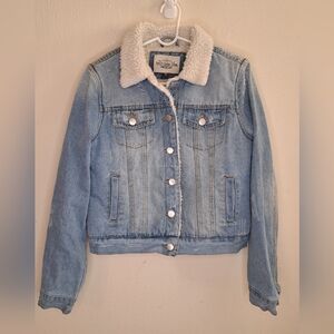Ashley vintage‎ charm Jean jacket women small